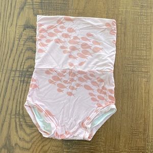 FIGHTING EEL pink fish bummie shorts